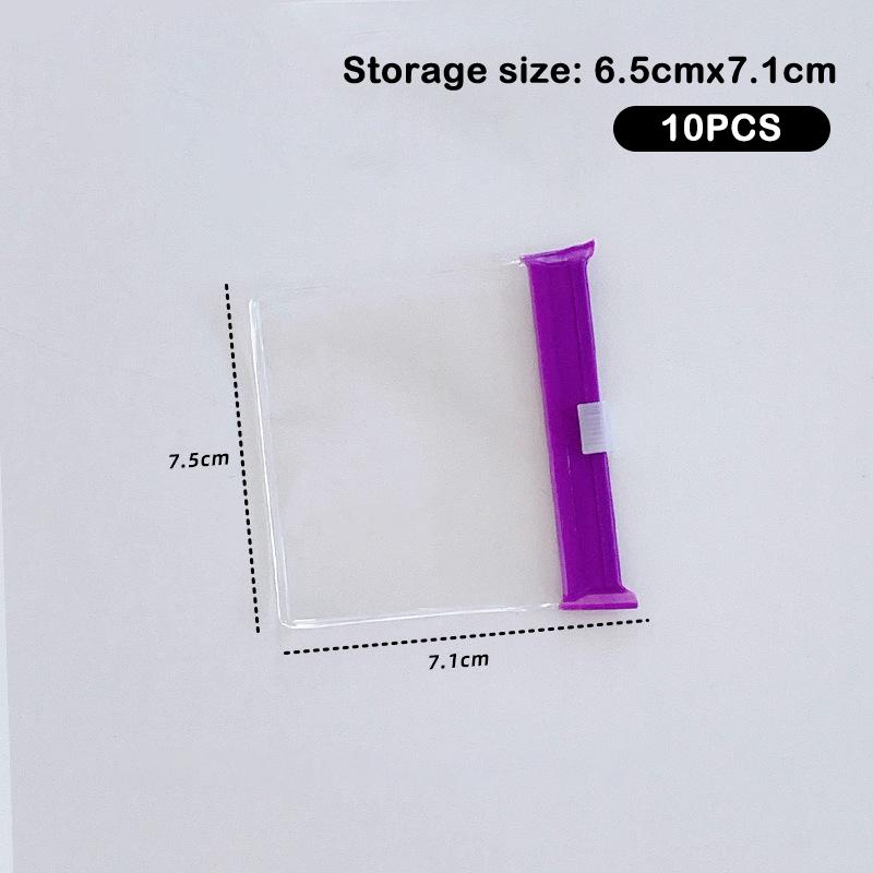 10Pcs Reusable Zipper Pill Bags Medicine Storage Bags Translucent Self-Sealing Travel Bags Medicine Dispensing Storage Bags
