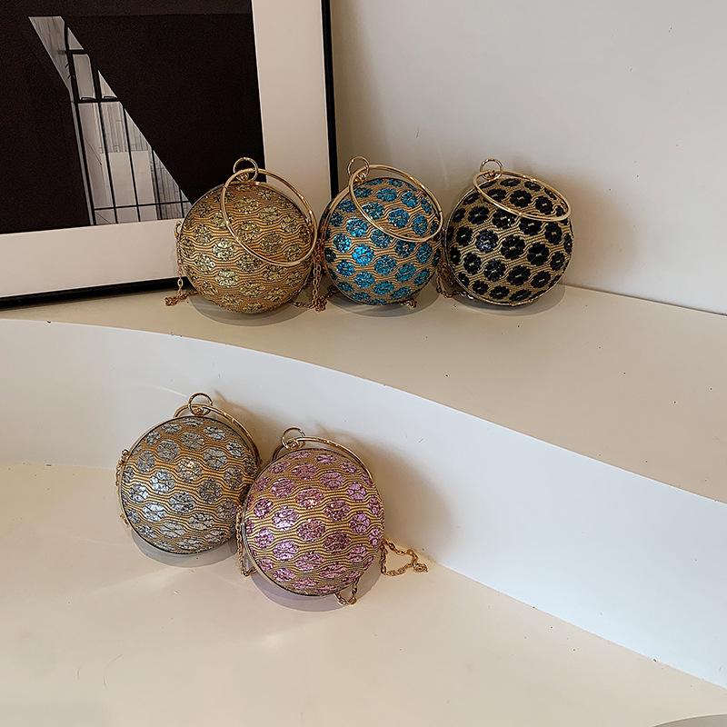 Women's Bag 2025 New European and American Fashion Bright Star Niche Versatile Shoulder Bag Ins Chain Portable Dinner Bag