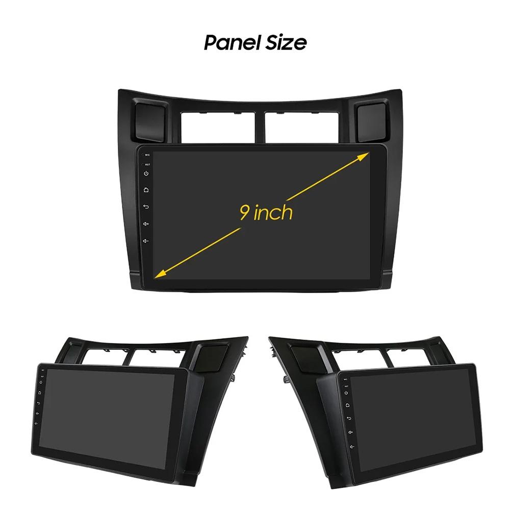 Intelligent Screen 2din Android 13 Car Radio Multimedia Video Player for Toyota Yaris 2005-2012 GPS Carplay Auto RDS