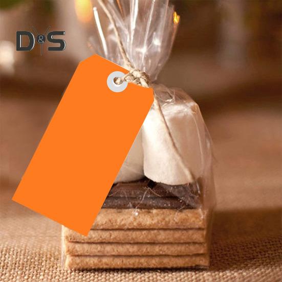 100Pcs Blanks Shipping Tags with Wire Hang Tags Food Clothing Wine Labels for Labeling Inventory Crafts