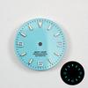 NH35 29mm No Logo Watch Dial Fit NH35A NH36 NH38 Movement Blue Green Luminous Rose Gold /Gold /Silver Nail Explorer Model Dial