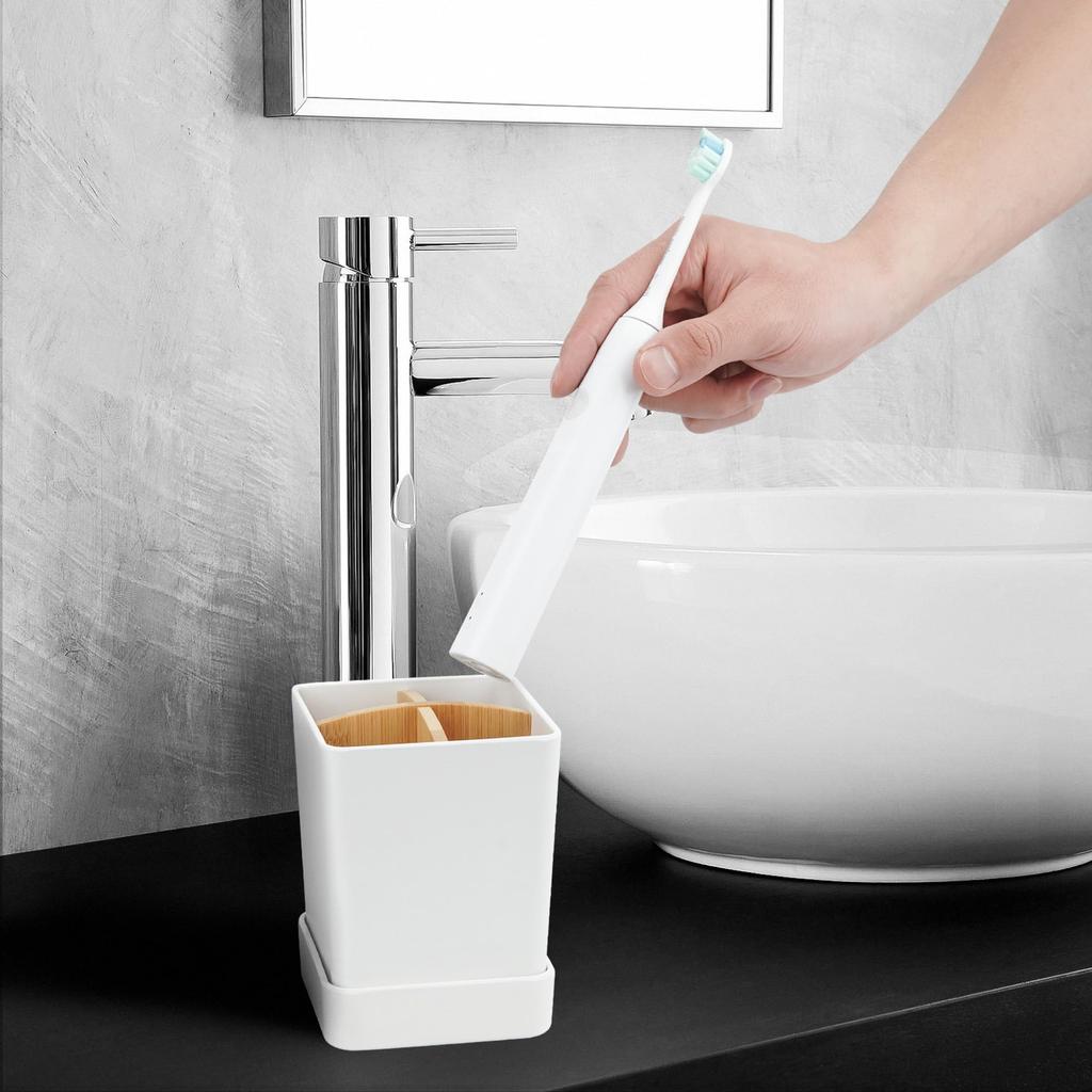 Linkidea Shower Electric Toothbrush Plastic Electric Toothbrush Compatible with iO Series and Philip Sonicare Countertop Stand Holder, Organizer,