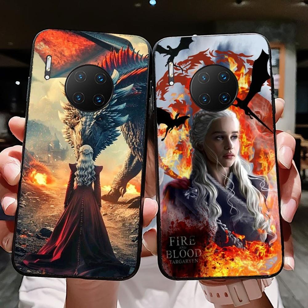 Dragon Mother Thrones Phone Case For Huawei Mate 10 20 30 40 50 Lite Pro Nova 3 3i 5 6 SE 7 Pro 7SE