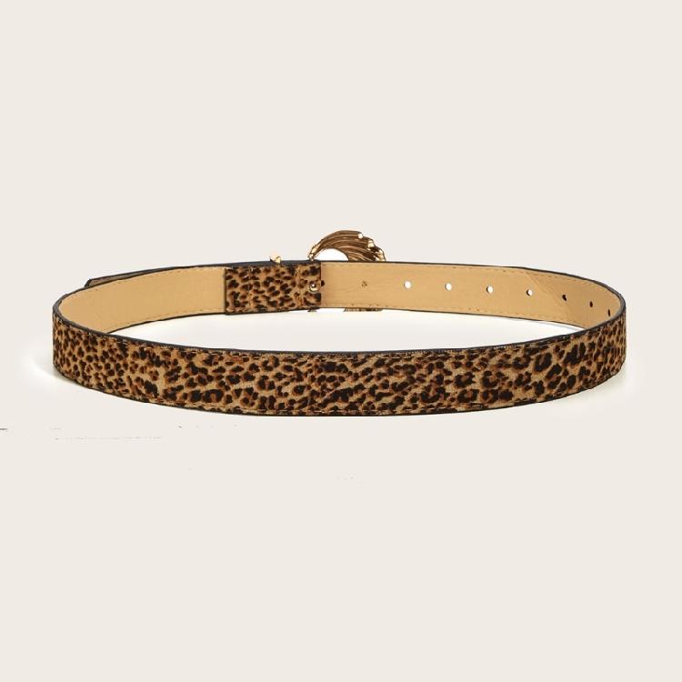 Waist Belt Cowgirl Leopard Print Waist Belt Stylish Retro Waistband for Dress