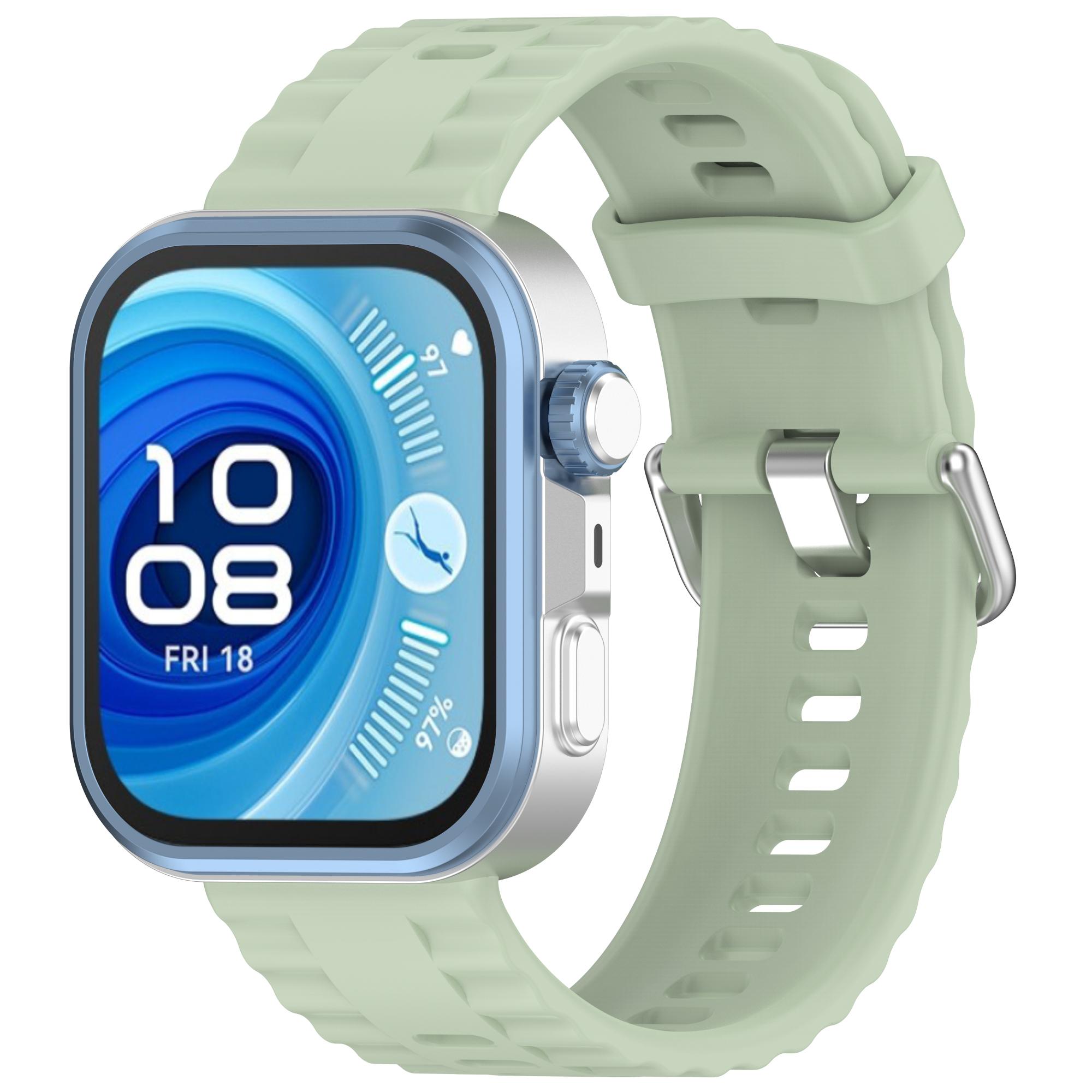 

Sport Silicone Loop For Huawei Watch Fit 4 pro Strap Smartwatch Accessories Replacement Correa Bracelet Huawei Watch fit3 4 band Huawei Fit 3 зелений