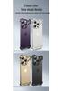 Kompatibel mit iPhone 17 Pro Max: Metall-Eckschutz in unregelmäßiger Form & randloser Linsenschutz für iPhone 14-13.