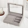 Velvet Necklace Display Tray Stackable Organizer Trays  Ring Bracelet Necklace