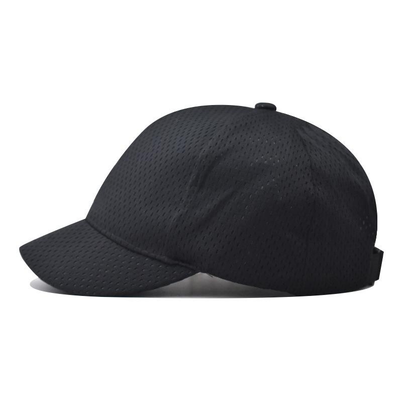 Updated Short Brim Summer Breathable Baseball Cap For Men and Women Mesh Quick Dry Outdoor Use Sun Hat One Tone Hip Hop Trucker Hats