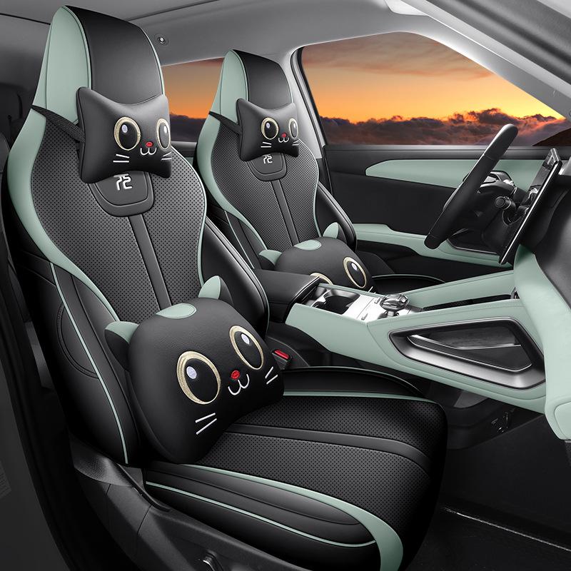 BYD Yuan UP 5-Seater Full Leather Car Seat Cushion, Year-Round Use