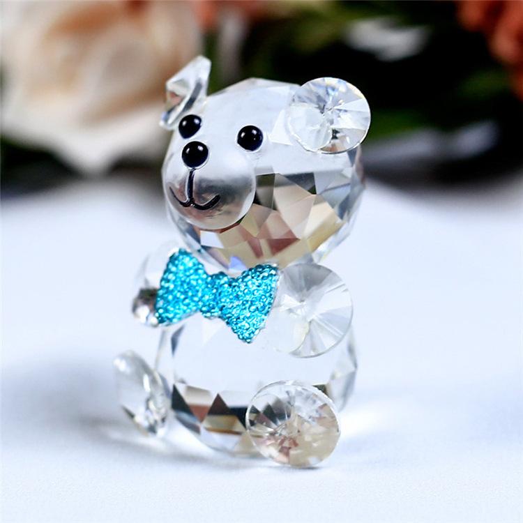

Crystal Bear Crafts, Cute Home Decor Decorations One Size синій
