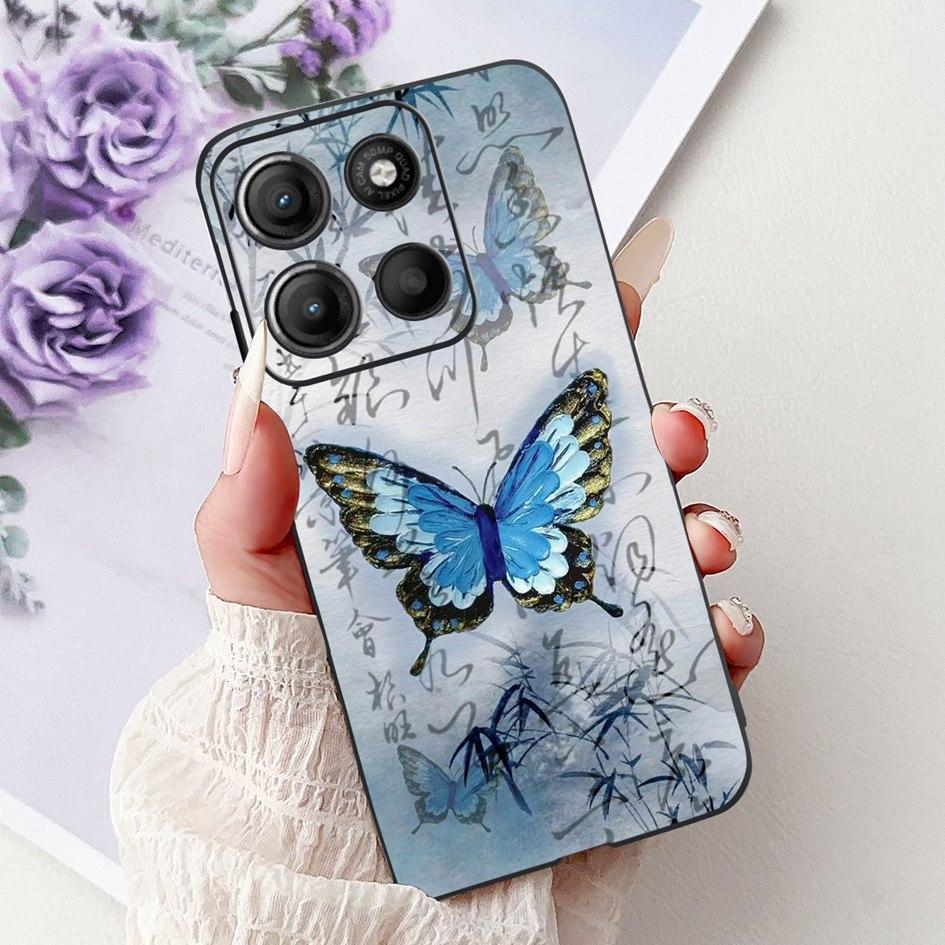 Silicone Case For Motorola Moto G15 G75 2024 Cover Cute Panda Lion Shockproof TPU Phone Cases For MotoG15 MotoG75 G 75 G 15 Etui