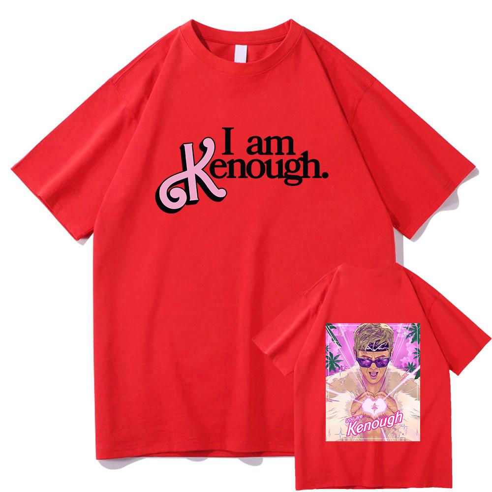 Tričko I Am Kenough Móda Unisex / Dámské Estetické Kawaii Tričko You are Kenough Unisex Trička Trička s pískovou bavlnou Koreje