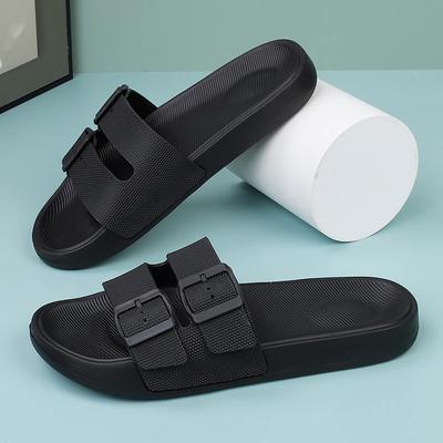 Sandales pour hommes Pantoufles pour hommes Chaussures de plage Unisexe Résistantes à l'usure Antidérapantes Chaussures pour hommes Semelle épaisse douce et confortable Antidérapante