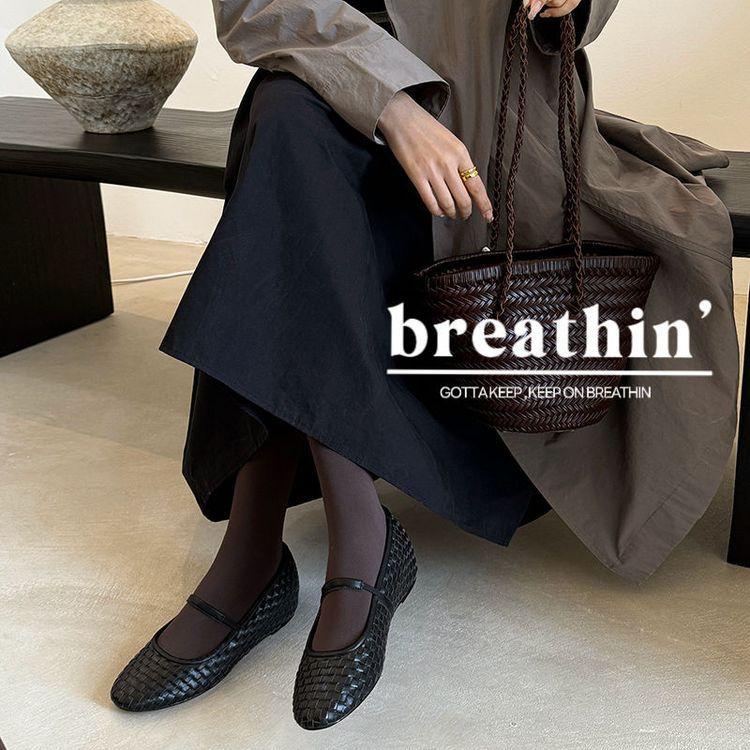 Niche brand~ Compilation Mary Jane shoes round head flat sole single shoes women's 2025 spring new versatile leather women's shoes