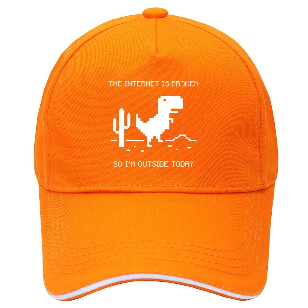 Şapcă Baseball Internetul este spart Pagina web Computer Dinozaur Pălărie Zi de naştere Pălării unisex Iubit Soţ Programator Şepci geek