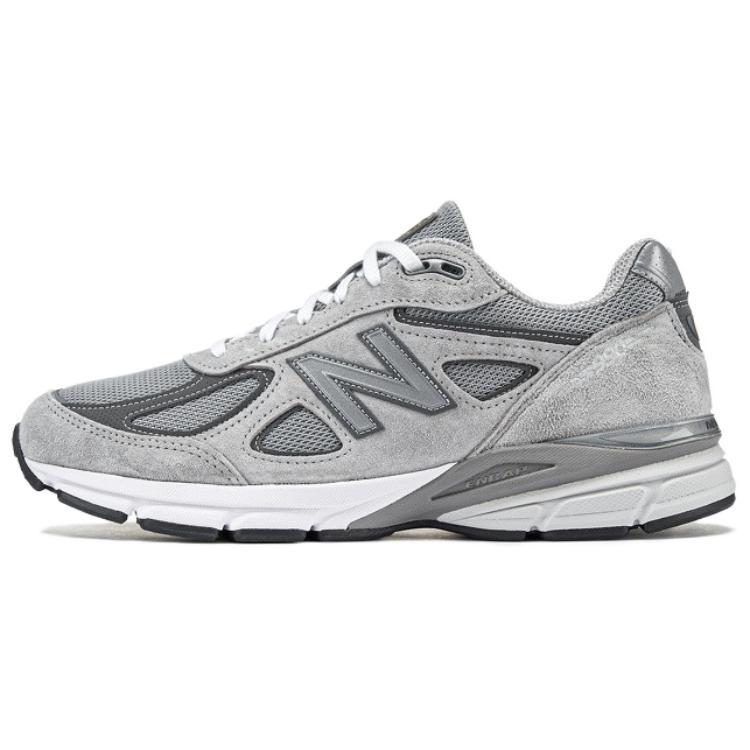 New Balance 990v4 MiUSA Grey Silver Sneakers U990GR4