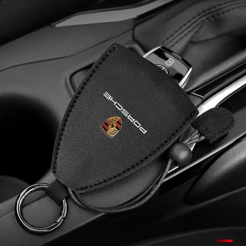 1Pcs Car Key Protection Shell Bag Car Key Case Cover Car Keychain For Porsche Boxster Cayenne Panamera Macan Cayman 911 918 996 917