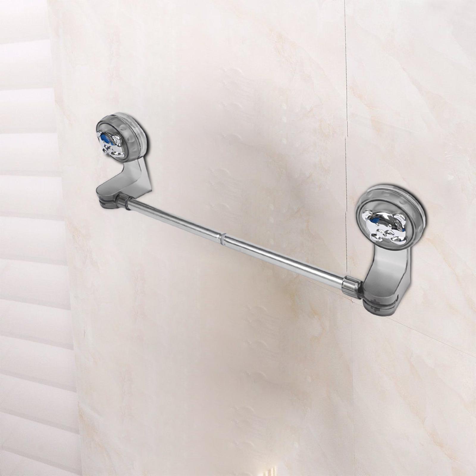 

Easy Installation Adjustable Towel Holder Suction Cup Towel Bar 30-60cm