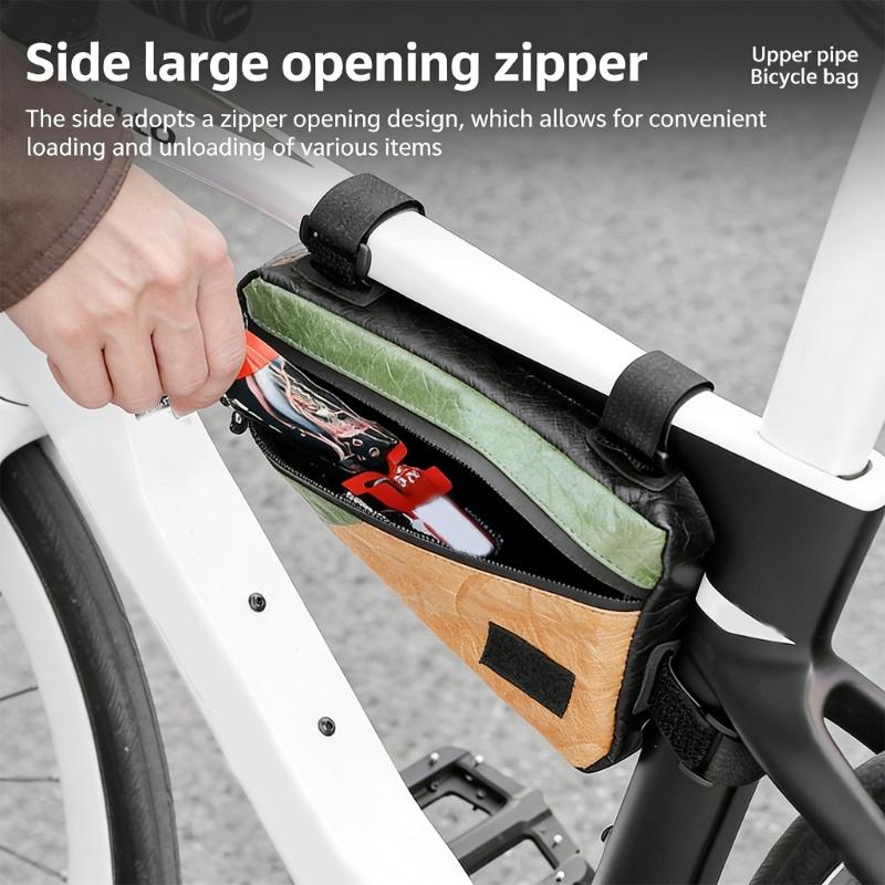 Waterproof Bike Top Tube Bag Cycling Accessory Waterproof Bar Bag Bicycles Frame Storage Pouches