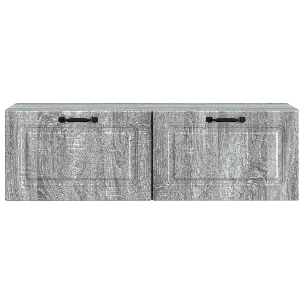 Wall Mounted TV Cabinet Grey Sonoma 98 x 31 x 30 cm