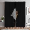 Cortinas Twenty One Pilots para Sala de Estar Estores de Cortina Tul para Dormitorio Cortinas Opacas 2 Piezas Separador Cocina Elegante