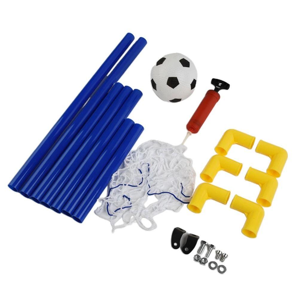 High-Strength Frame Kids Soccer Goal Removable Net Indoor Soccer Post Frame Kit  Indoor Practice