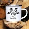 Personalized Pets Enamel Mug Custom Cup Funny Cups of Coffee Cup for Tea Beer Mugs Drinkware Rare Travel Cute Original Unusual