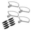4pcs Propeller Protector 2 Pairs 4726F Black Propeller Fit for MAVIC MINI Drone
