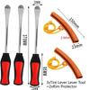 Heavy Duty Tire Changing Tool Kit Motorcycle Car Bike Tire Spoon Lever Iron Bar with Rim Protector Replacement Tools