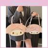 Melody Cartoons Cute Girl Pu Satchel Bag With Large Capacity For Daily Use