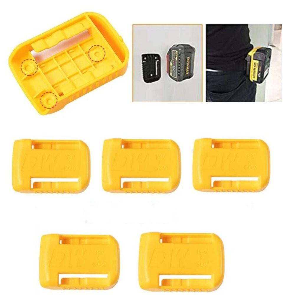 

With Belt Buckle Battery Storage Bracket Plastic Battery Installation Base Battery Holder XR жёлтый