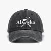 Alaska Graphic Vintage Washed Cowboy Baseball Cap Adjustable Quality Unisex Teens Washed Cowboy Caps