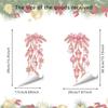 Multicolor Christmas Window Sticker Leaves Flower Vine Christmas Glass Stickers  Party Supplies