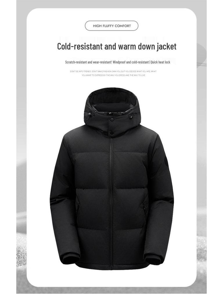 2025 Unisex Winter Extreme Cold 90% White Duck Down Jacket - New Style, Warm, Outdoor Cold Protection
