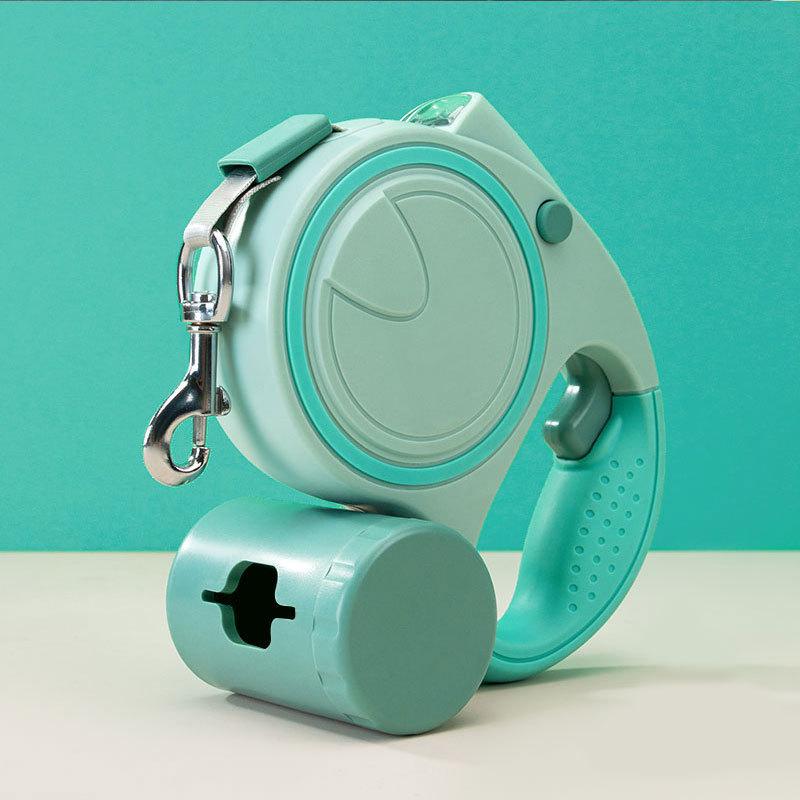 Pet Automatic Luminous Leash Dog Retractable Rope Walking Dog Rope Chain Cat Rope Medium and Small Dog Supplies