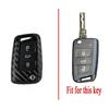 Carbon Fiber Key Cover Key Cover For VW E-Golf Passat Touran Skoda SEAT