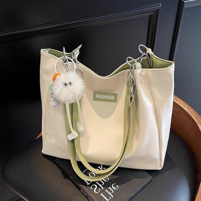 Tote Large-capacity New Versatile Single Shoulder College Student Commuting Leisure Niche Fashion Going Out Bag