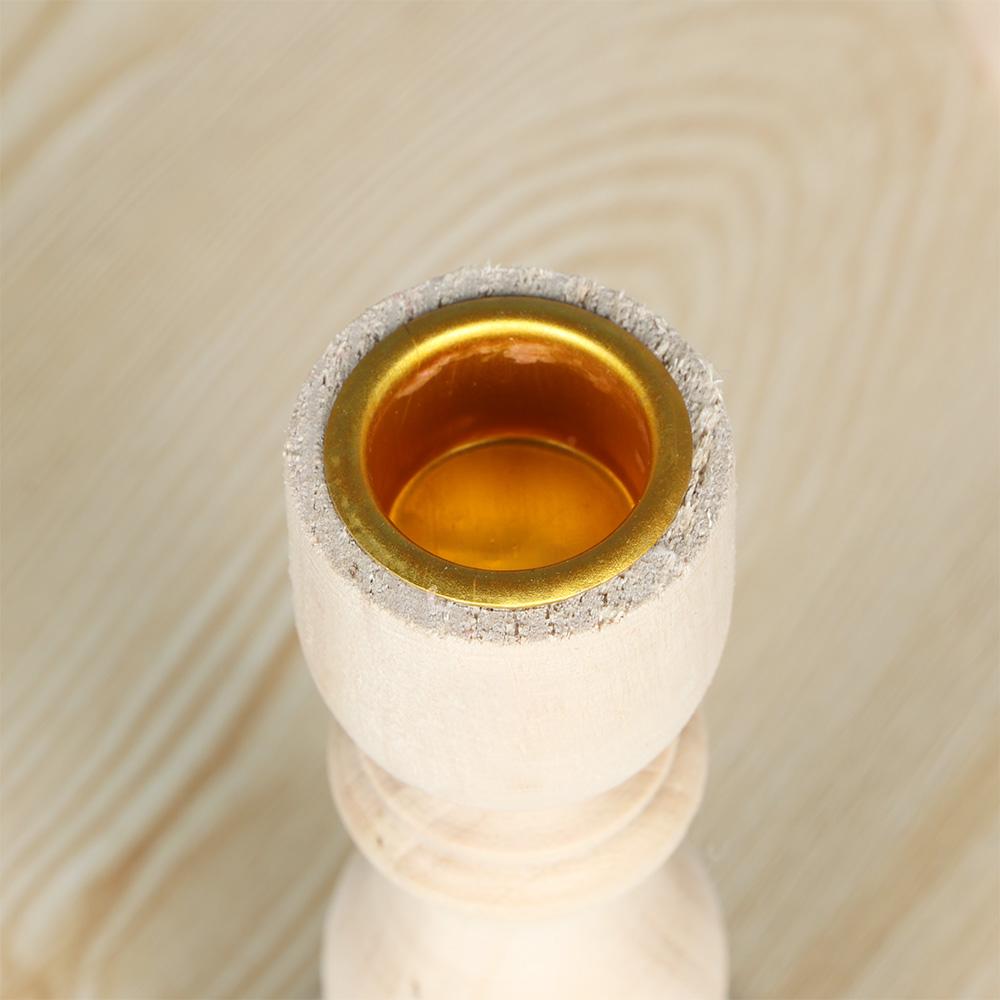 Vintage Home Decor Stand Table Candle Holder Candlestick Holder Wooden Pillar Wedding Decoration