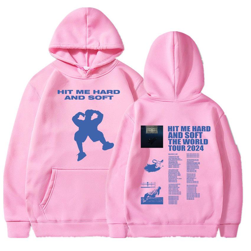 Hit Me Hard and Soft 2024 Tour Hoodie Men Women Clothing Fashion Harajuku Sweatshirts Long Sleeve Pullovers Streetwear Fans Gift
