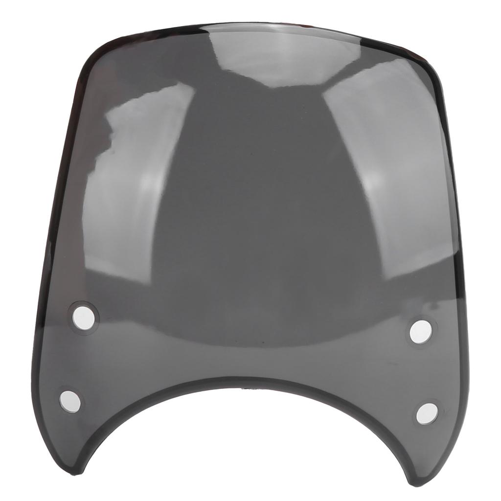 Retrofit předního skla motocyklu Vintage za 5?7palcová motorová světla Čelní sklo Materiál PC šedá