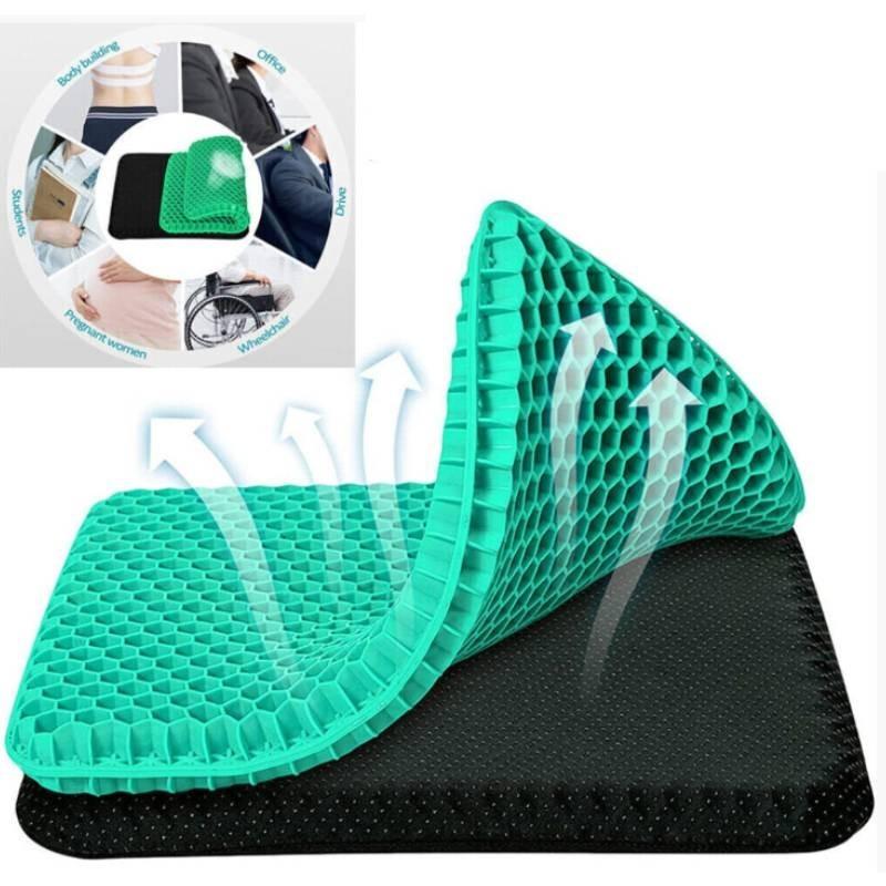 Premium Poduszka Żelowa Chłodząca na Siedzisko do Krzeseł Biurowych i Foteli Samochodowych Niezbędna na Lato