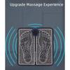 Electric EMS Foot Massager Pad Foot Massage Mat USB Charge LED Digital Display Acupoint Massager