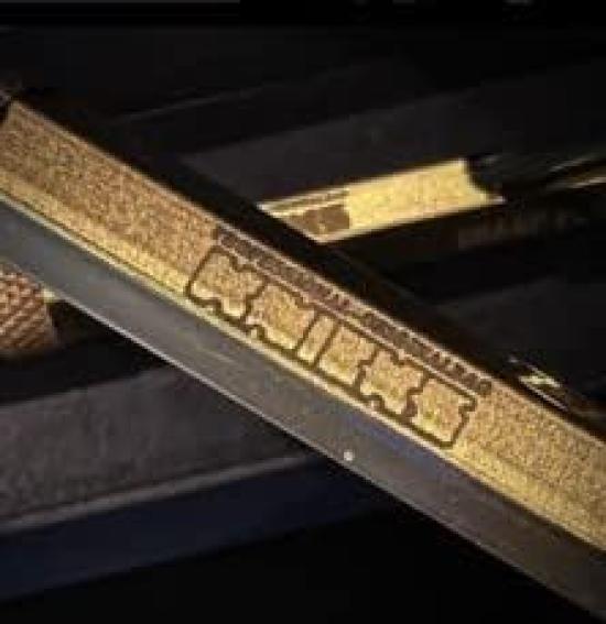 KNICKS Architectural Mechanical Pencil by Brass 2H Gold Lead S-2H Shosekido, Base,