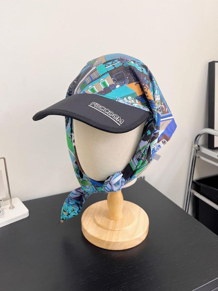 Cappello Foulard Cartoon Con Protezione Solare Per L'Estate Usura Casual