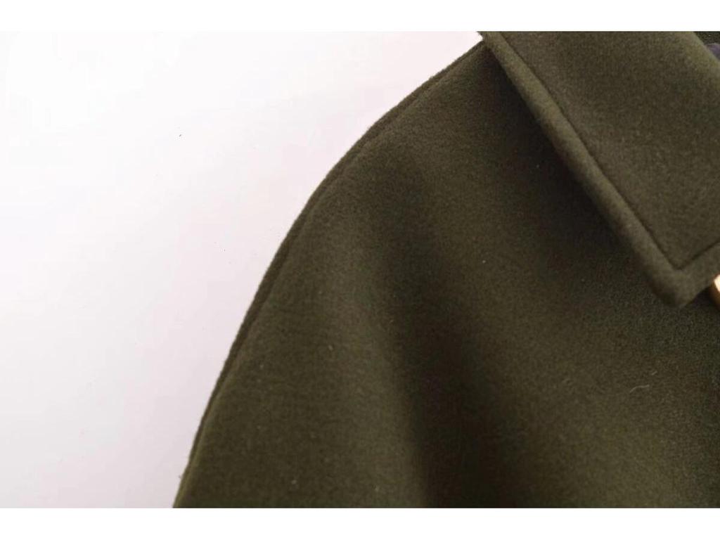 2024 Women's Double-Breasted Winter Coat - European & American Fashion Style