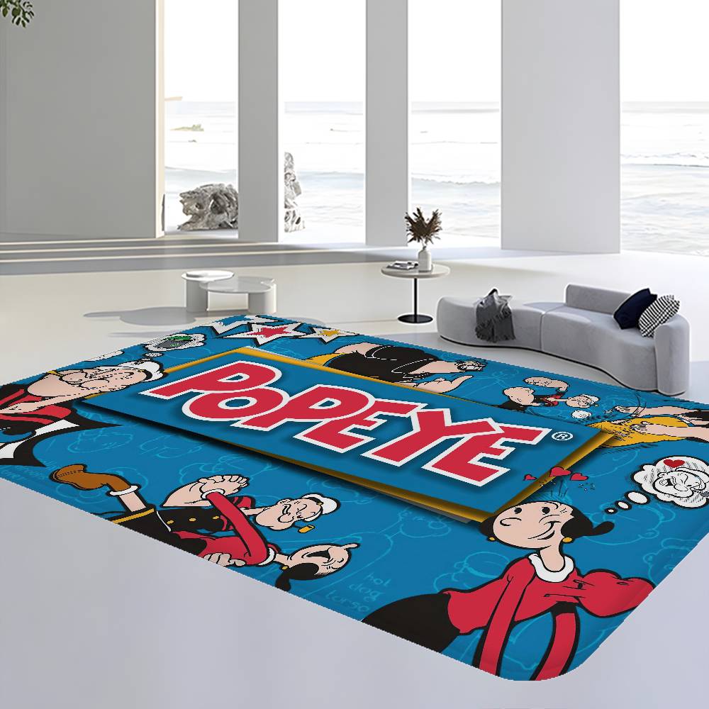 Tappetino da Pavimento P-PopeyeS The SailorS Stile INS Morbido Tappeto per Pavimento Camera da Letto Casa Lavanderia Tappetino Antiscivolo Tappeti per Zona Comodino