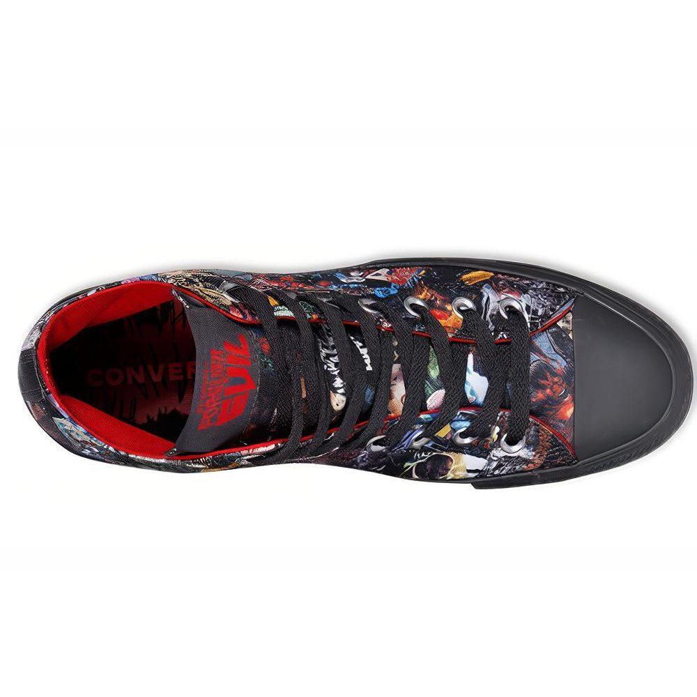 DC COMICS X Converse Chuck Taylor All Star Justice League High Top Canvas Shoes Unisex Black 163090c
