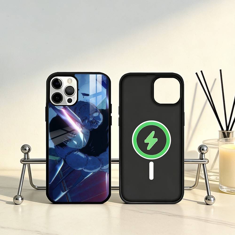 Toji Fushiguro Jujutsu Kaisen Phone Case For iPhone17,16,15,14,13,12,11 Plus,Pro Max Magnetic For Magsafe Wireless Charging