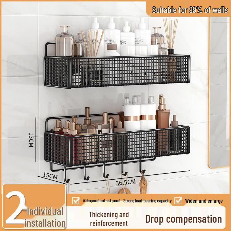 LIEI No-Drill Wall-Mounted Storage Shelf