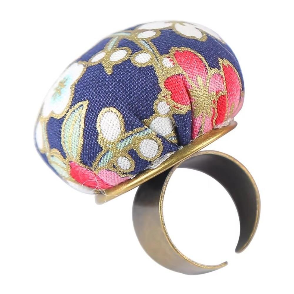 DIY Sewing Needle Cushion Handmade Pin Holder Retro Finger Ring Pincushion  Sewing Quilting Handy